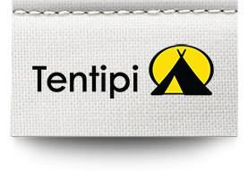 Tentipi logo with shadow